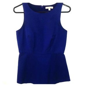 Cobalt peplum